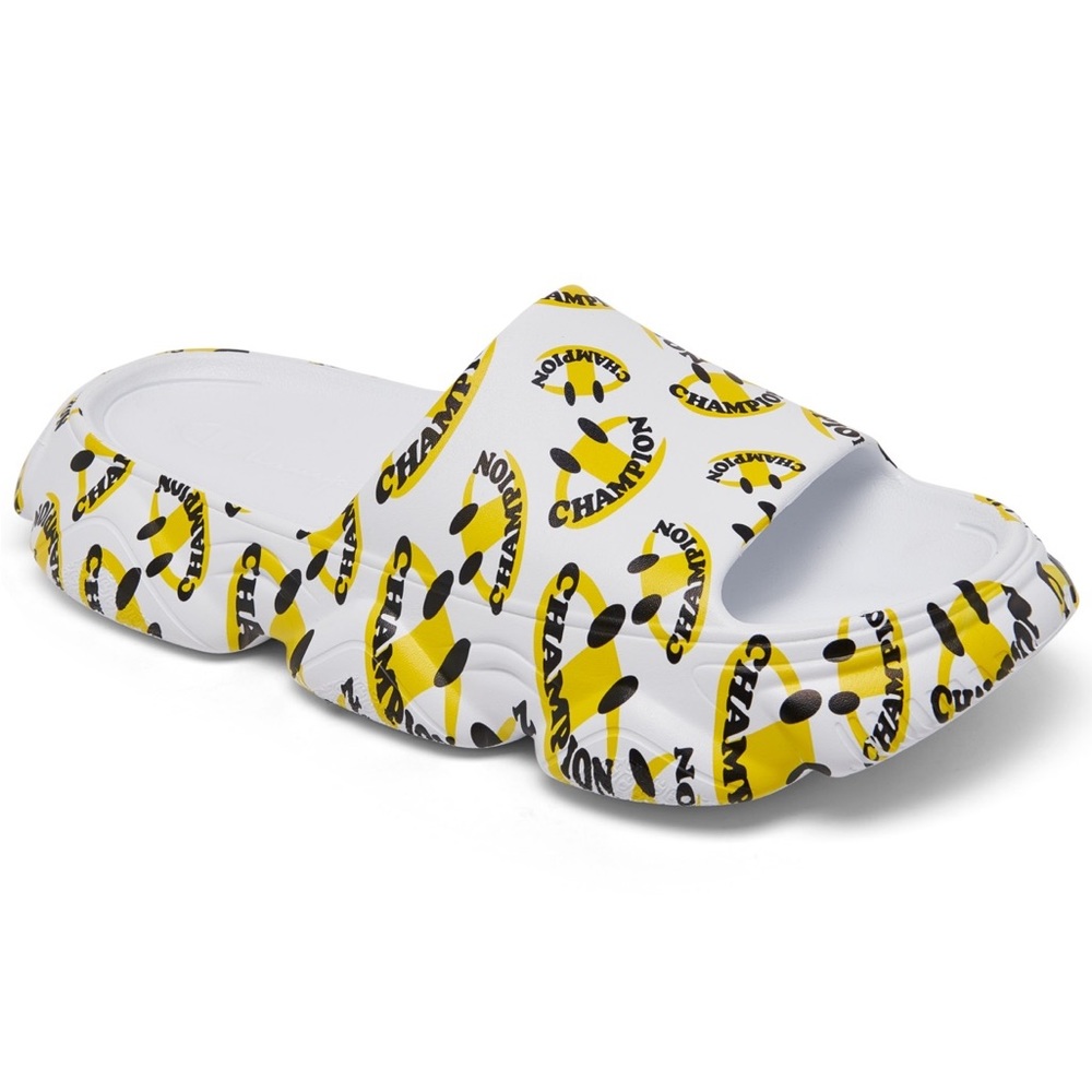 Men’s champion meloso squish swirl smiley slides
